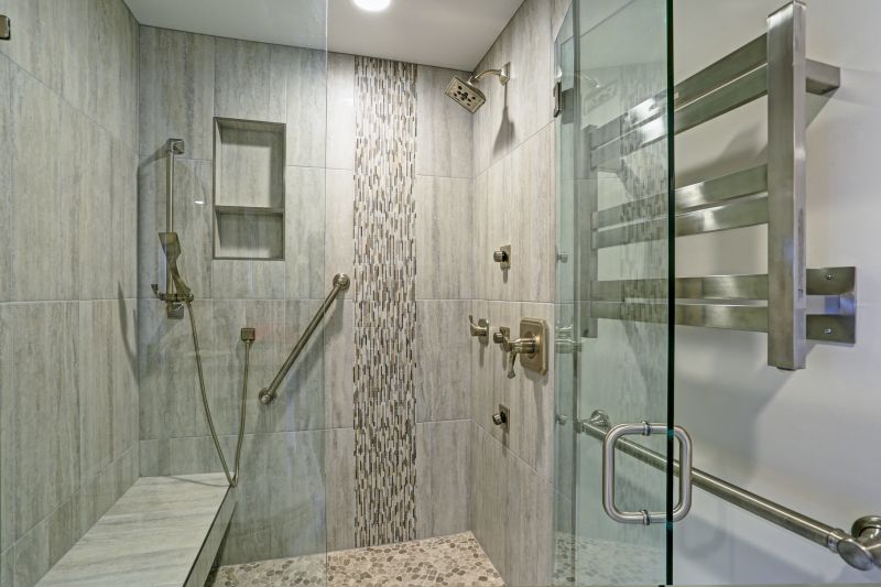 Large Format Tile Shower Wall